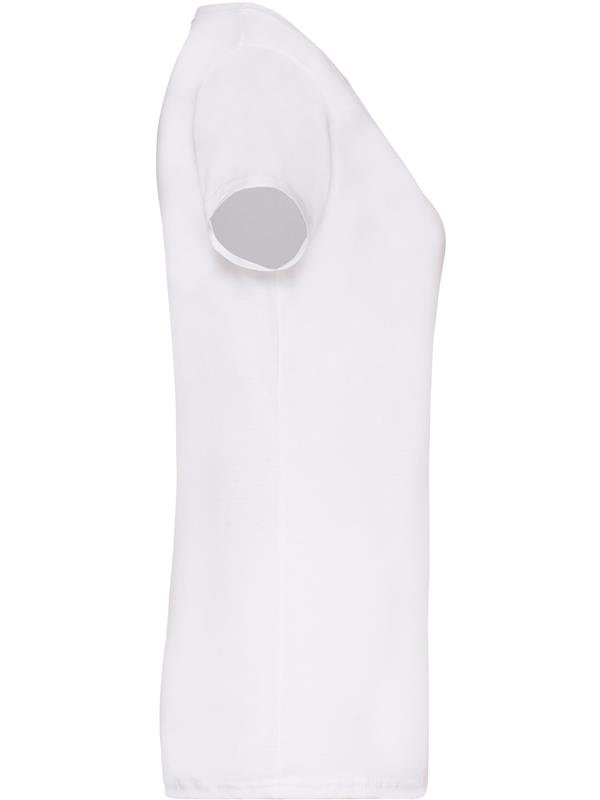 Fruit Of The Loom Valueweight Open End 165 Regular Fit V Neck Tee Ladies