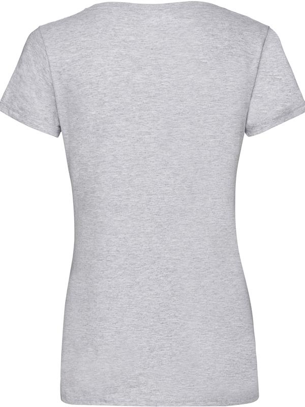 Fruit Of The Loom Valueweight Open End 165 Regular Fit V Neck Tee Ladies