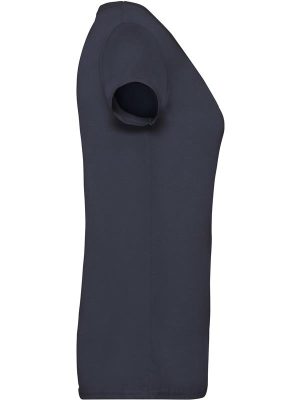 Fruit Of The Loom Valueweight Open End 165 Regular Fit V Neck Tee Ladies - Image 10