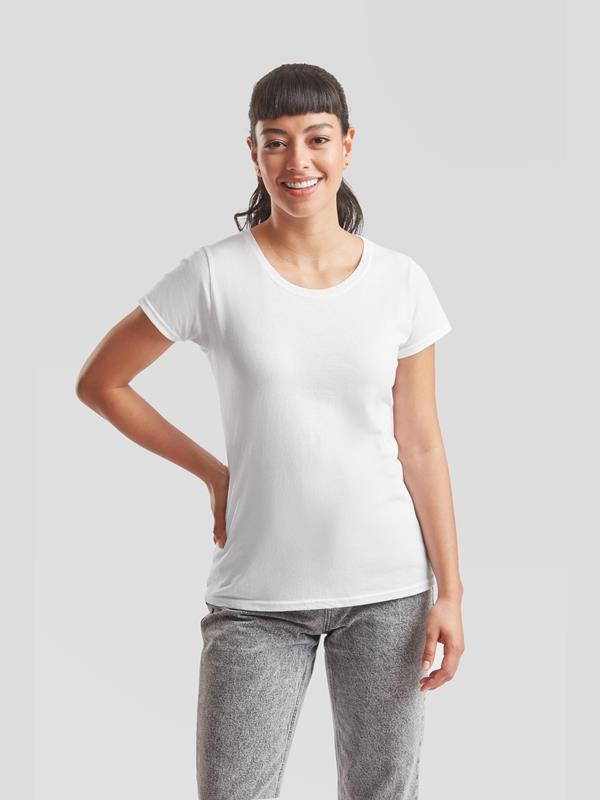 Fruit Of The Loom Original Open End 145 Regular Fit Tee Ladies
