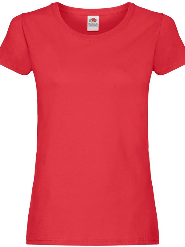 Fruit Of The Loom Original Open End 145 Regular Fit Tee Ladies