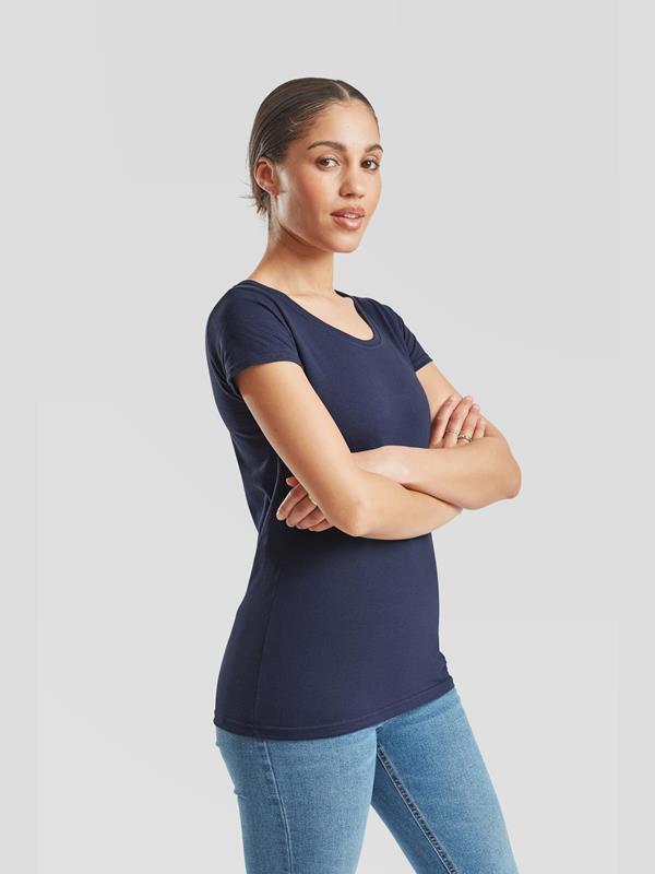 Fruit Of The Loom Iconic Premium Combed 195 Regular Fit Tee Ladies