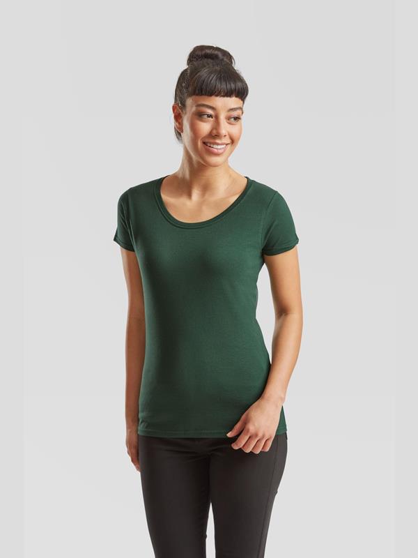 Fruit Of The Loom Iconic Premium Combed 195 Regular Fit Tee Ladies