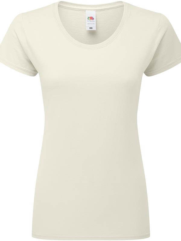 Fruit Of The Loom Iconic Premium Combed 195 Regular Fit Tee Ladies
