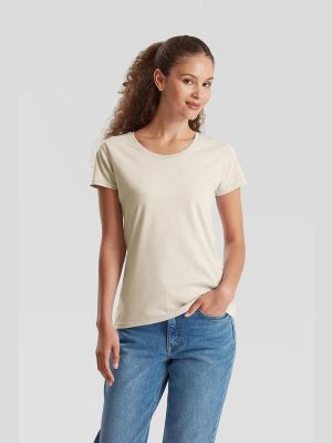 Fruit Of The Loom Iconic Premium Combed 195 Regular Fit Tee Ladies - Image 58