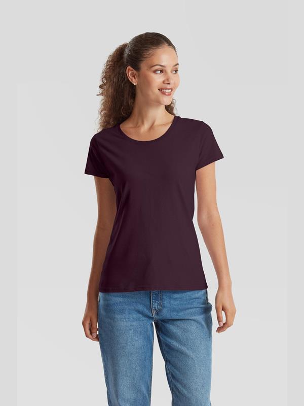 Fruit Of The Loom Iconic Premium Combed 195 Regular Fit Tee Ladies