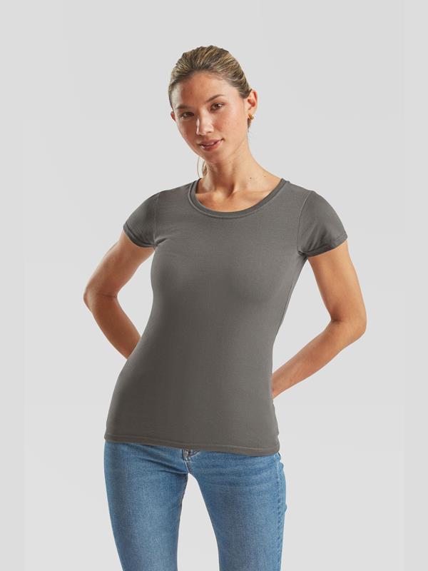 Fruit Of The Loom Iconic Premium Combed 195 Regular Fit Tee Ladies