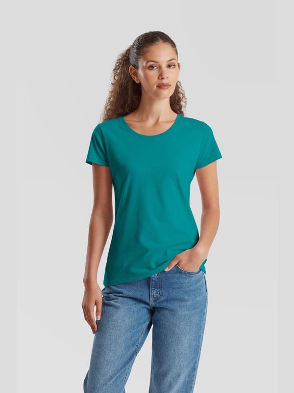 Fruit Of The Loom Iconic Premium Combed 195 Regular Fit Tee Ladies