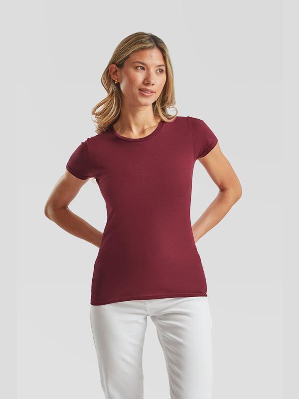 Fruit Of The Loom Iconic Combed 150 Regular Fit Tee Ladies