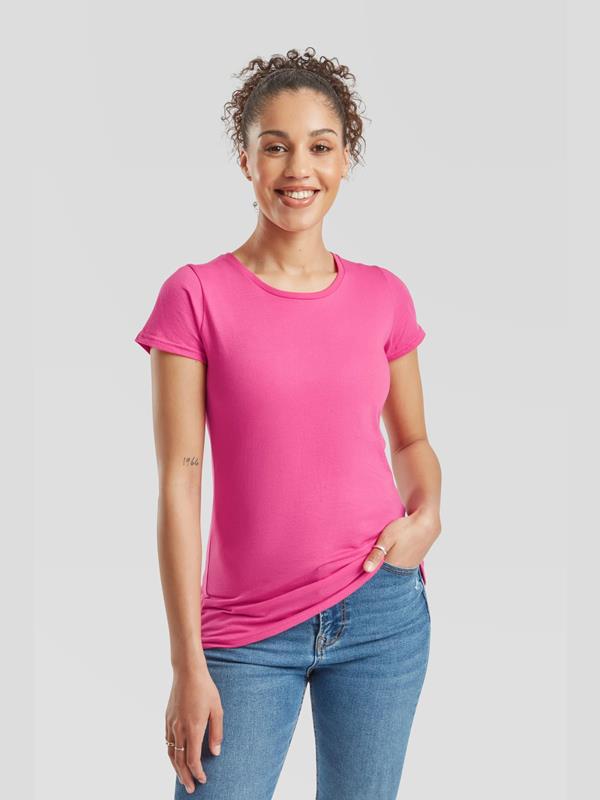 Fruit Of The Loom Iconic Combed 150 Regular Fit Tee Ladies