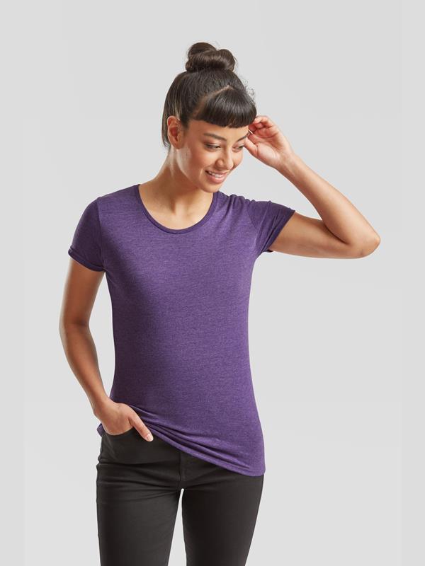 Fruit Of The Loom Iconic Combed 150 Regular Fit Tee Ladies