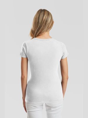 Fruit Of The Loom Iconic Combed 150 Regular Fit V Neck Tee Ladies - Image 30
