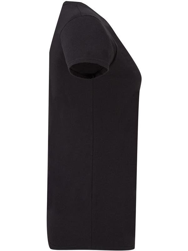 Fruit Of The Loom Iconic Combed 150 Regular Fit V Neck Tee Ladies