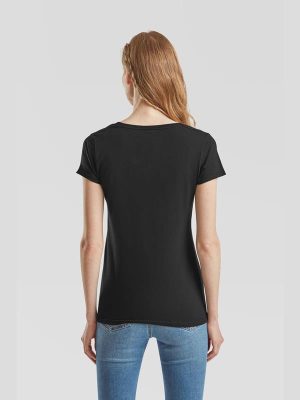 Fruit Of The Loom Iconic Combed 150 Regular Fit V Neck Tee Ladies - Image 6