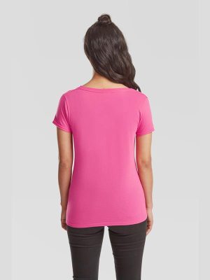 Fruit Of The Loom Iconic Combed 150 Regular Fit V Neck Tee Ladies - Image 18