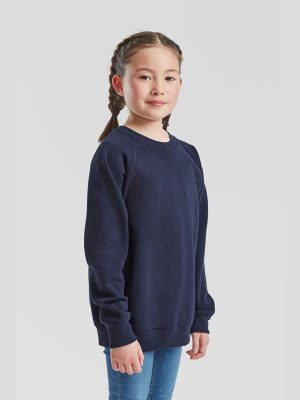 Fruit Of The Loom Classic Open End 280 Regular Fit Raglan Sweat Kids - Image 34