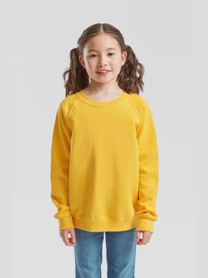 Fruit Of The Loom Classic Open End 280 Regular Fit Raglan Sweat Kids - Image 50