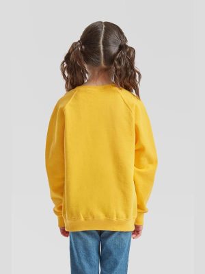 Fruit Of The Loom Classic Open End 280 Regular Fit Raglan Sweat Kids - Image 51