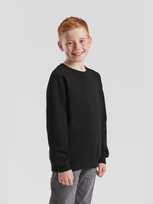 Fruit Of The Loom Classic Open End 280 Regular Fit Raglan Sweat Kids - Image 7