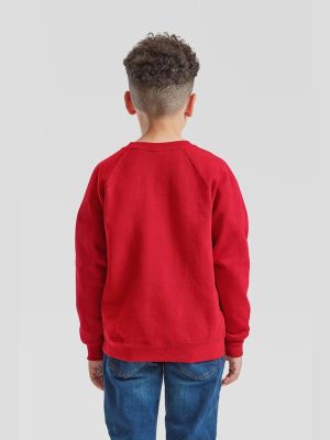 Fruit Of The Loom Classic Open End 280 Regular Fit Raglan Sweat Kids - Image 39