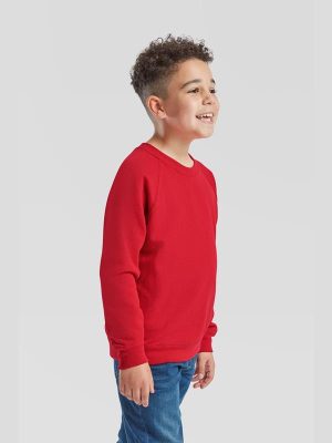 Fruit Of The Loom Classic Open End 280 Regular Fit Raglan Sweat Kids - Image 40