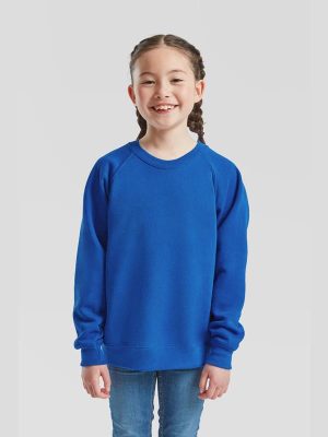 Fruit Of The Loom Classic Open End 280 Regular Fit Raglan Sweat Kids - Image 44