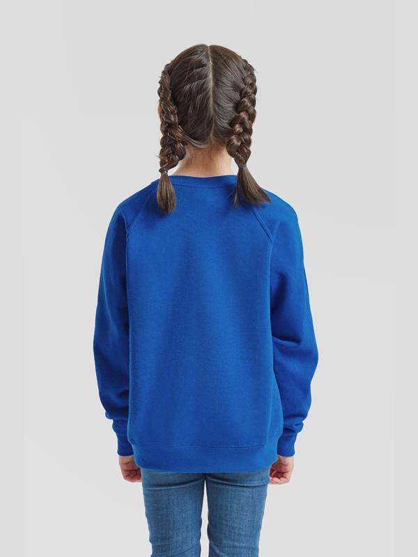 Fruit Of The Loom Classic Open End 280 Regular Fit Raglan Sweat Kids