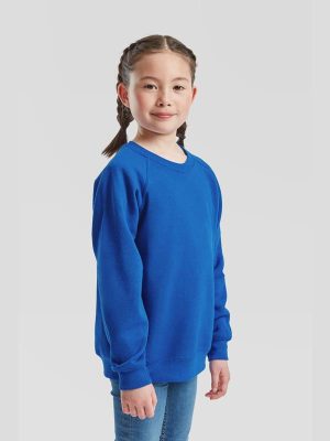 Fruit Of The Loom Classic Open End 280 Regular Fit Raglan Sweat Kids - Image 46