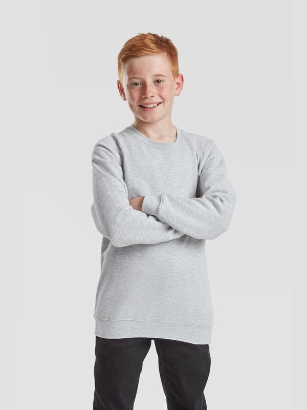 Fruit Of The Loom Classic Open End 280 Regular Fit Raglan Sweat Kids