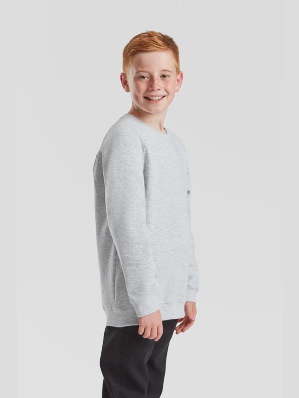Fruit Of The Loom Classic Open End 280 Regular Fit Raglan Sweat Kids
