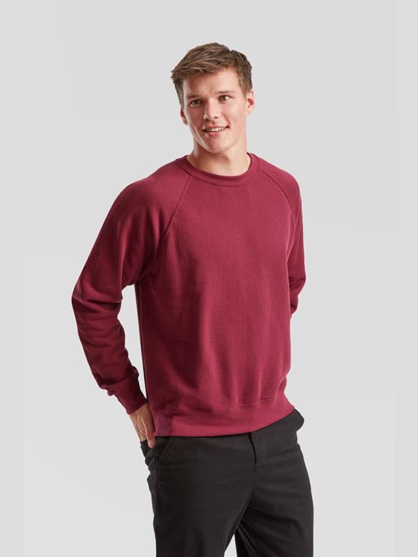 Fruit Of The Loom Classic Open End 280 Regular Fit Raglan Sweat Adult
