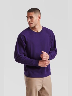 Fruit Of The Loom Classic Open End 280 Regular Fit Raglan Sweat Adult - Image 52