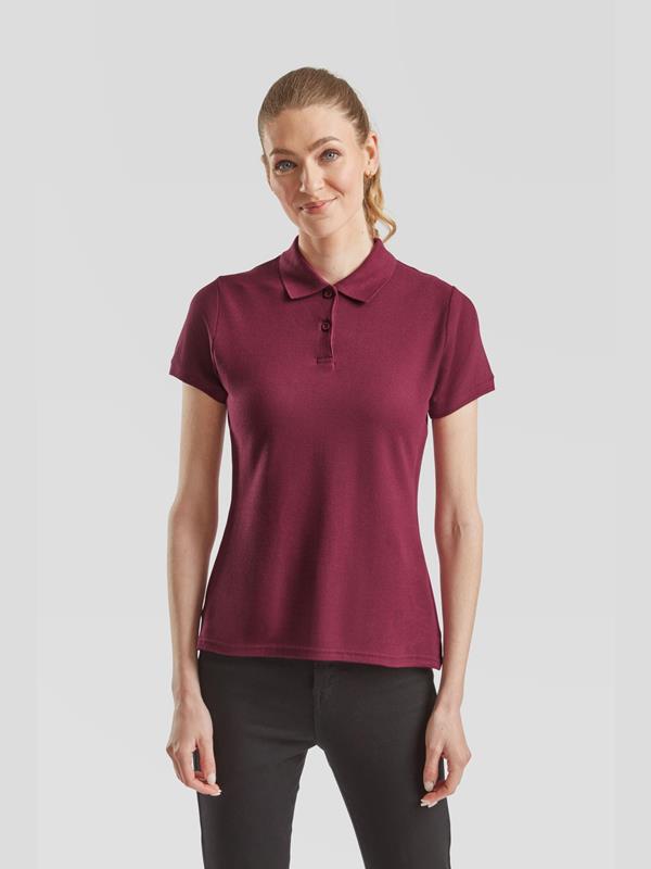 Fruit Of The Loom Premium Open End 180 Regular Fit Polo Ladies