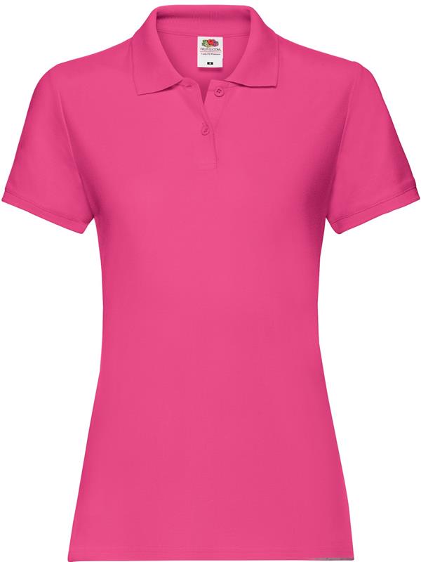 Fruit Of The Loom Premium Open End 180 Regular Fit Polo Ladies