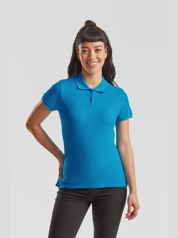 Fruit Of The Loom Premium Open End 180 Regular Fit Polo Ladies