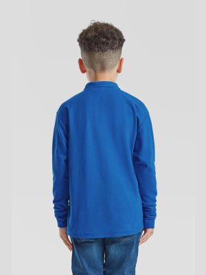 Fruit Of The Loom 6535 Open End 180 Regular Fit LS Polo Kids - Image 9