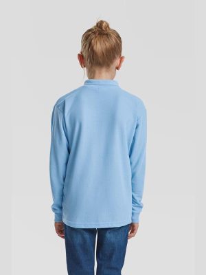 Fruit Of The Loom 6535 Open End 180 Regular Fit LS Polo Kids - Image 12