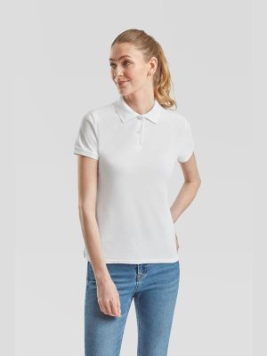 Fruit Of The Loom 6535 Open End 180 Regular Fit Polo Ladies - Image 53