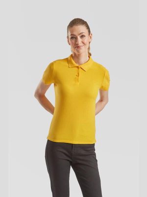 Fruit Of The Loom 6535 Open End 180 Regular Fit Polo Ladies - Image 47