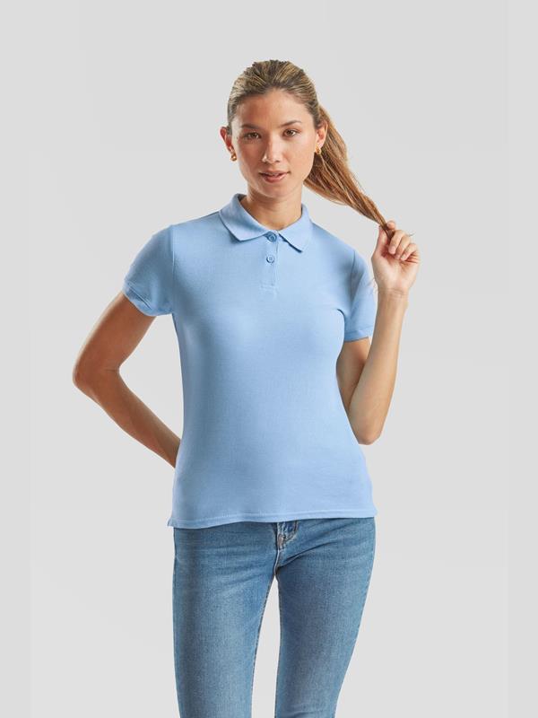 Fruit Of The Loom 6535 Open End 180 Regular Fit Polo Ladies