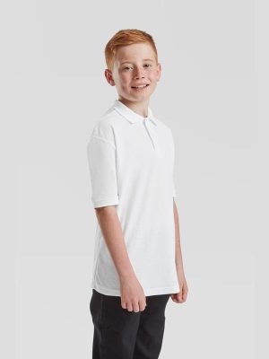 Fruit Of The Loom 6535 Open End 180 Regular Fit Polo Kids - Image 40