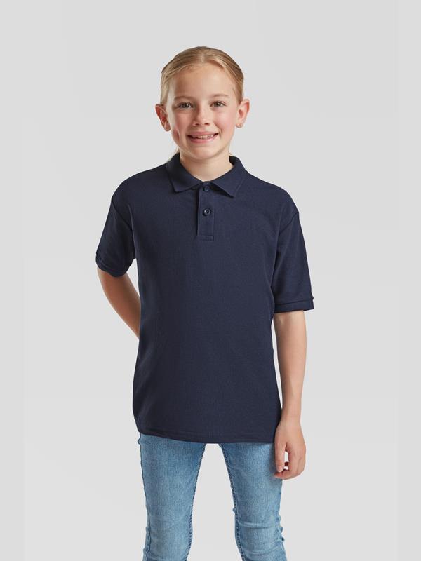 Fruit Of The Loom 6535 Open End 180 Regular Fit Polo Kids