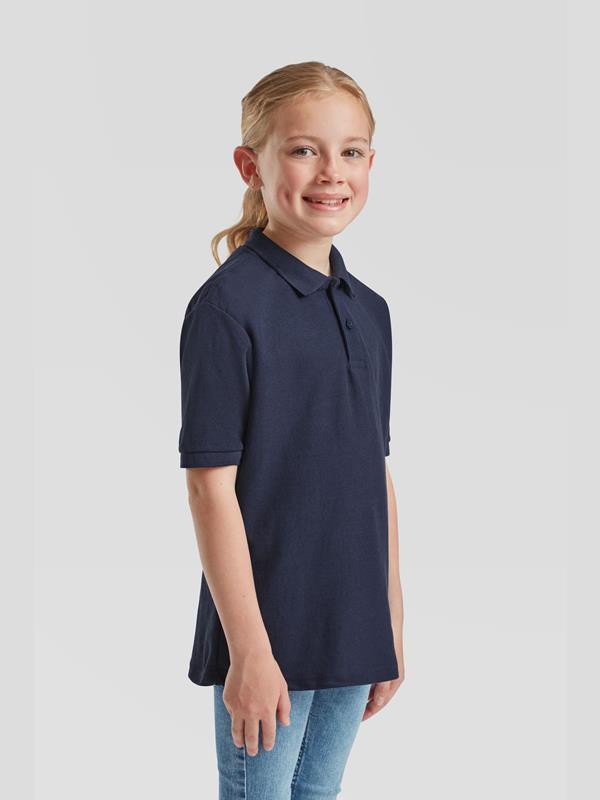 Fruit Of The Loom 6535 Open End 180 Regular Fit Polo Kids