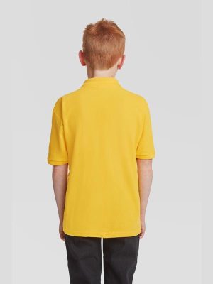 Fruit Of The Loom 6535 Open End 180 Regular Fit Polo Kids - Image 36
