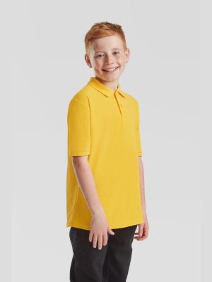 Fruit Of The Loom 6535 Open End 180 Regular Fit Polo Kids - Image 37