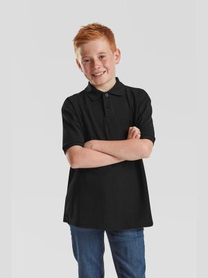 Fruit Of The Loom 6535 Open End 180 Regular Fit Polo Kids - Image 2