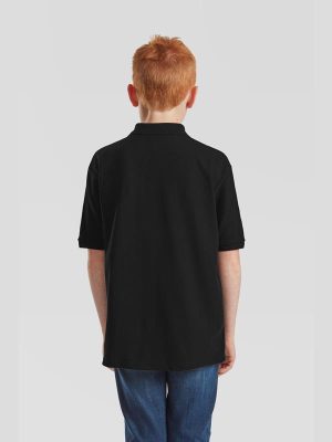 Fruit Of The Loom 6535 Open End 180 Regular Fit Polo Kids - Image 3
