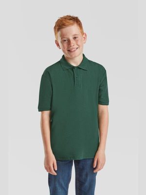 Fruit Of The Loom 6535 Open End 180 Regular Fit Polo Kids - Image 5