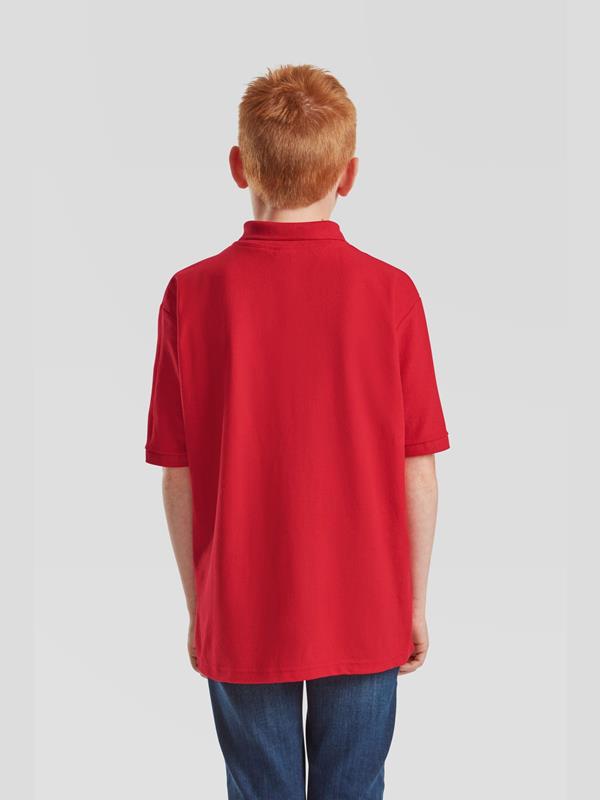 Fruit Of The Loom 6535 Open End 180 Regular Fit Polo Kids