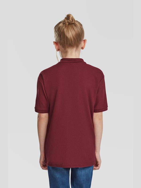 Fruit Of The Loom 6535 Open End 180 Regular Fit Polo Kids
